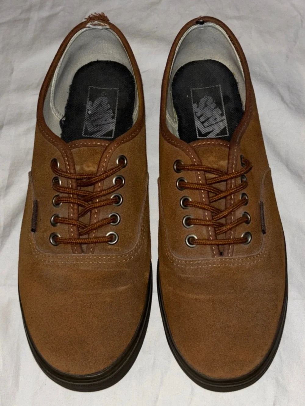 Vans Tobacco Brown Suede Low Top Skate Sneakers - M7/W8.5